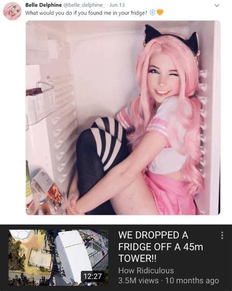 belle delphine stuck in washer|You actually find Belle Delphine in your fridge. She doesn’t say ...